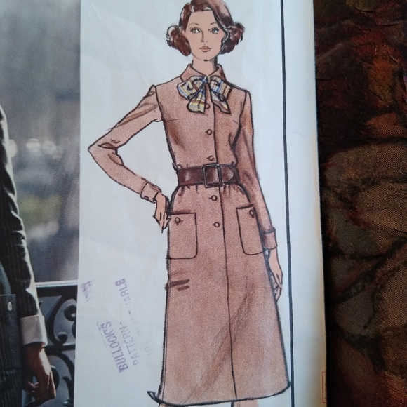 Vintage VOGUE Paris Original 2569 Nina Ricci Dress Pattern Size 14 Uncut - Picture 5 of 13